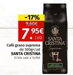 Maskom Supermercados Santa cristina - cafe grano suprema oferta