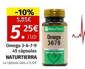 Maskom Supermercados Naturtierra - omega 3-6-7-9 45 capsulas oferta