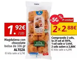 Maskom Supermercados Alteza - magdalena con chocolate oferta