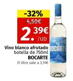 Maskom Supermercados Bocarte - vino blanco afrutado oferta