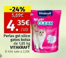 Maskom Supermercados Vitakraft - perlas gel silice gatos bolsa oferta