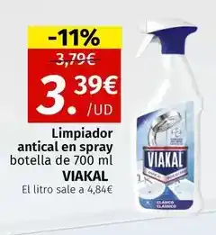 Maskom Supermercados Viakal - limpiador antical en spray oferta