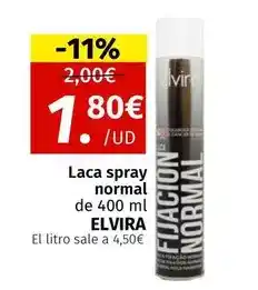 Maskom Supermercados Elvira - laca spray normal oferta
