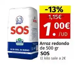 Maskom Supermercados Sos - arroz redondo oferta