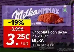 Maskom Supermercados Milka - chocolate con leche oferta
