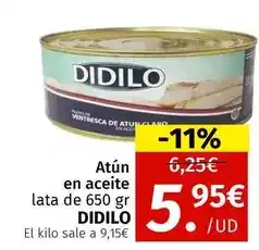 Maskom Supermercados Didilo - atún en aceite oferta