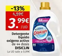 Maskom Supermercados Disiclin - detergente liquido oxigeno activo oferta