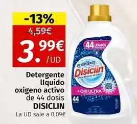 Maskom Supermercados Disiclin - detergente liquido oxigeno activo oferta