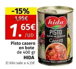 Maskom Supermercados Hida - pisto casero en bote oferta