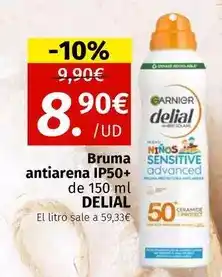 Maskom Supermercados Garnier - bruma antiarena ip50+/ delial oferta