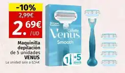 Maskom Supermercados Venus - maquinilla depilación oferta
