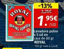 Maskom Supermercados Royal - levadura polvo oferta