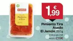 Supermercados El Jamón El jamón - pimiento tira asado oferta