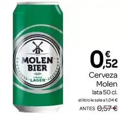 Supermercados El Jamón Molen bier - cerveza oferta