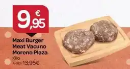 Supermercados El Jamón Moreno plaza - maxi burger meat vacuno oferta