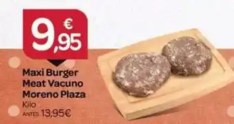 Supermercados El Jamón Moreno plaza - maxi burger meat vacuno oferta