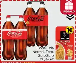Supermercados El Jamón Coca-cola - normal, zero, zero zero oferta