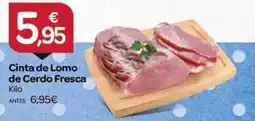 Supermercados El Jamón Cinta de lomo de cerdo fresca oferta