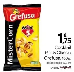Supermercados El Jamón Grefusa - cocktail mix-5 classic oferta