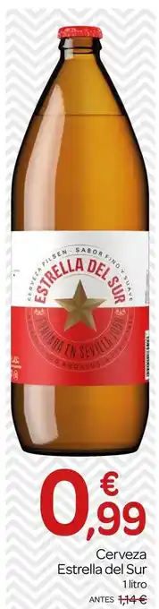 Supermercados El Jamón Estrella del sur - cerveza oferta
