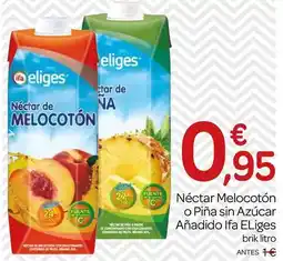Supermercados El Jamón Ifa eliges - néctar melocoton o piña sin azúcar anadido oferta