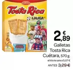 Supermercados El Jamón Cuétara - galletas tosta rica oferta