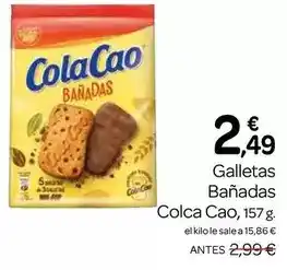 Supermercados El Jamón Cola cao - galletas banadas oferta