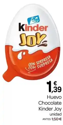 Supermercados El Jamón Kinder - huevo chocolate joy oferta