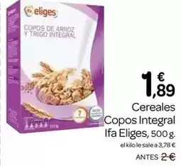 Supermercados El Jamón Ifa eliges - cereales copos integral oferta
