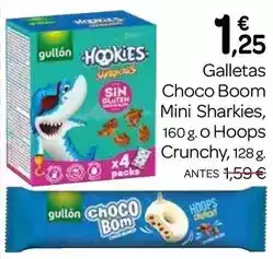 Supermercados El Jamón Gullón - galletas choco boom mini sharkies oferta