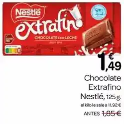 Supermercados El Jamón Nestlé - chocolate extrafino oferta