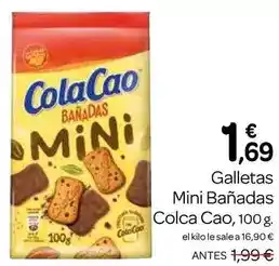 Supermercados El Jamón Cola cao - galletas mini banadas oferta