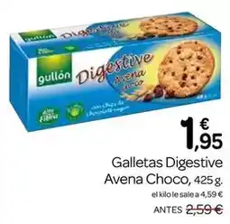 Supermercados El Jamón Gullón - galletas digestive avena choco oferta