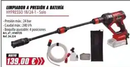 Coferdroza Limpiador a presion a bateria oferta
