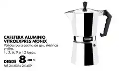 Coferdroza Monix - cafetera aluminio vitroexpres oferta