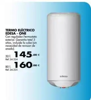 Coferdroza Edesa - termo eléctrico one oferta