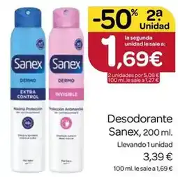 Supermercados El Jamón Sanex - desodorante oferta