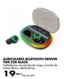 Coferdroza Denver - auriculares bluetooth twe-55b black oferta