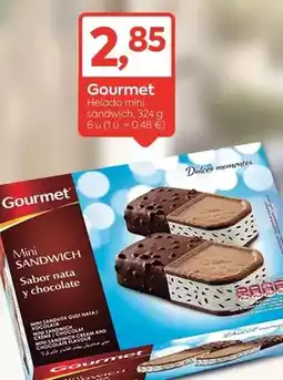 Suma Supermercados Gourmet - helado mini sandwich oferta