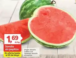Suma Supermercados Origen - sandia sin pepitas oferta