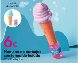 Pepco Maquina de burbujas con forma de helado oferta