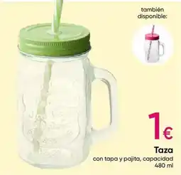 Pepco Taza con tapa y pajita oferta