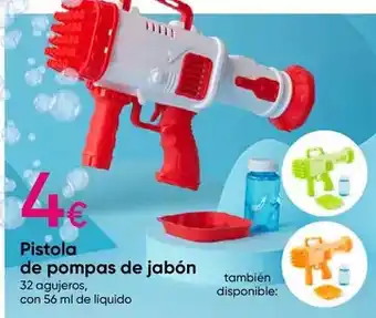 Pepco Pistola de pompas de jabón oferta