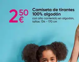 Pepco Camiseta de tirantes 100% algodón oferta