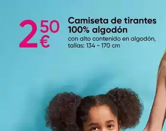 Pepco Camiseta de tirantes 100% algodón oferta
