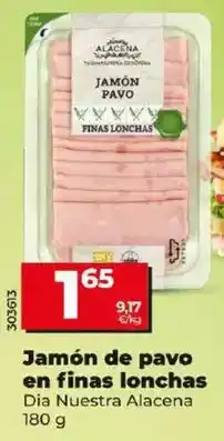 Dia Dia nuestra alacena - jamón de pavo en finas lonchas oferta