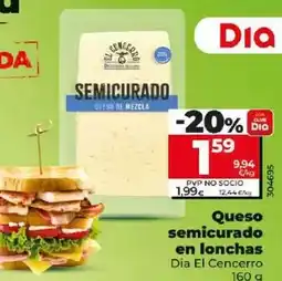 Dia Dia el cencerro - queso semicurado en lonchas oferta