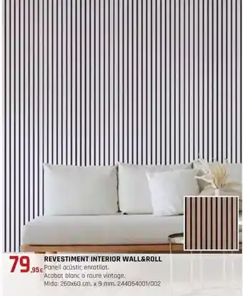 Fes Més Revestiment interior wall&roll oferta