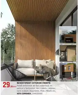 Fes Més Revestiment exterior frontó oferta