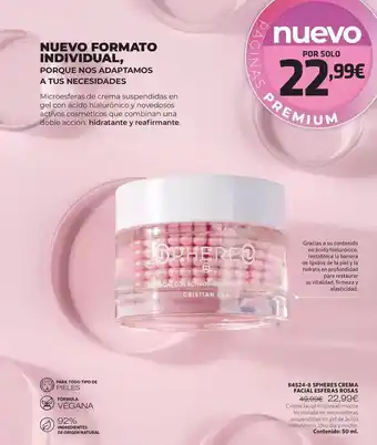Cristian Lay Spheres crema facial esferas rosas oferta
